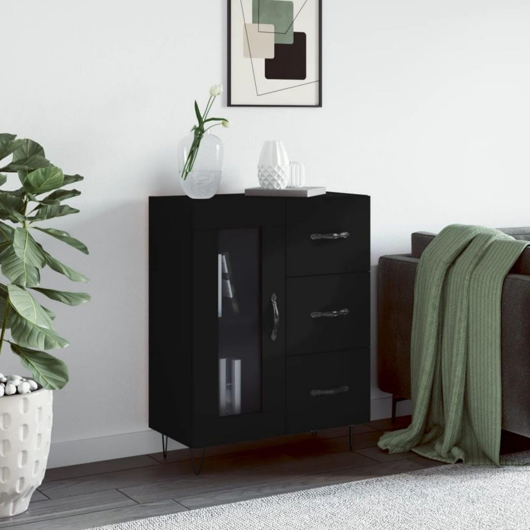 Sideboard mit geschlossenem Stauraum, Glastueren und Schubladen