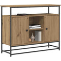 Sideboard mit den Massen 100 x 35 x 80 cm in Eichenbraun