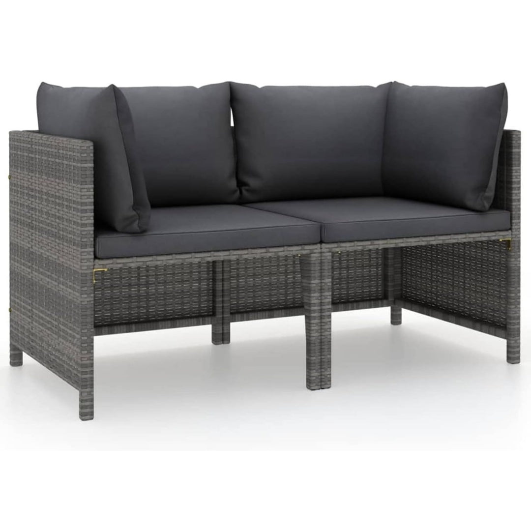Flechtoptik praegt das Sofa