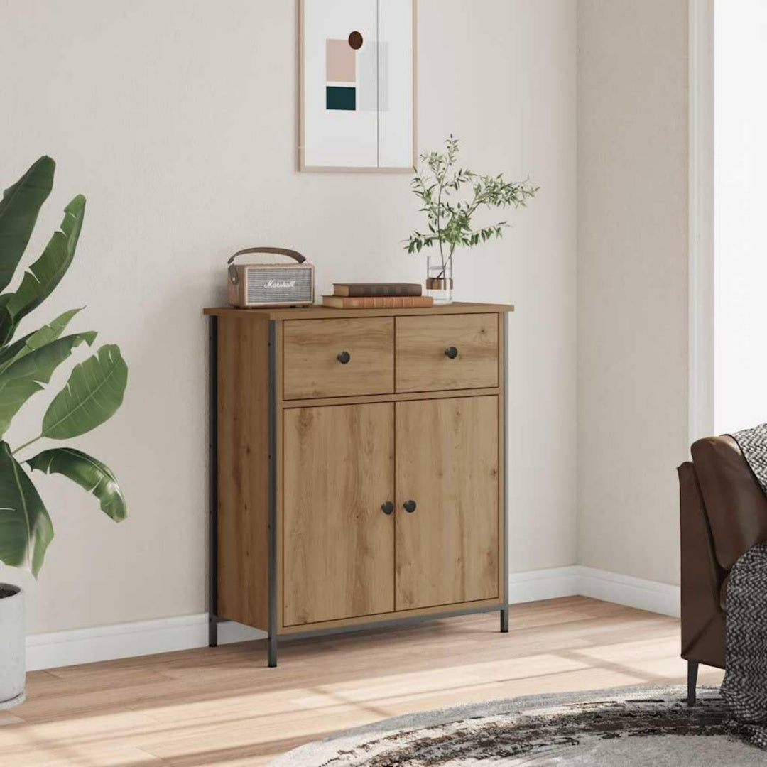 Sideboard aus Holzwerkstoff und Kunststoff in Eichenbraun