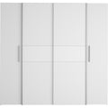 Der Kleiderschrank nimmt mit 200.1 x 190.5 x 61.2 cm Gestalt an