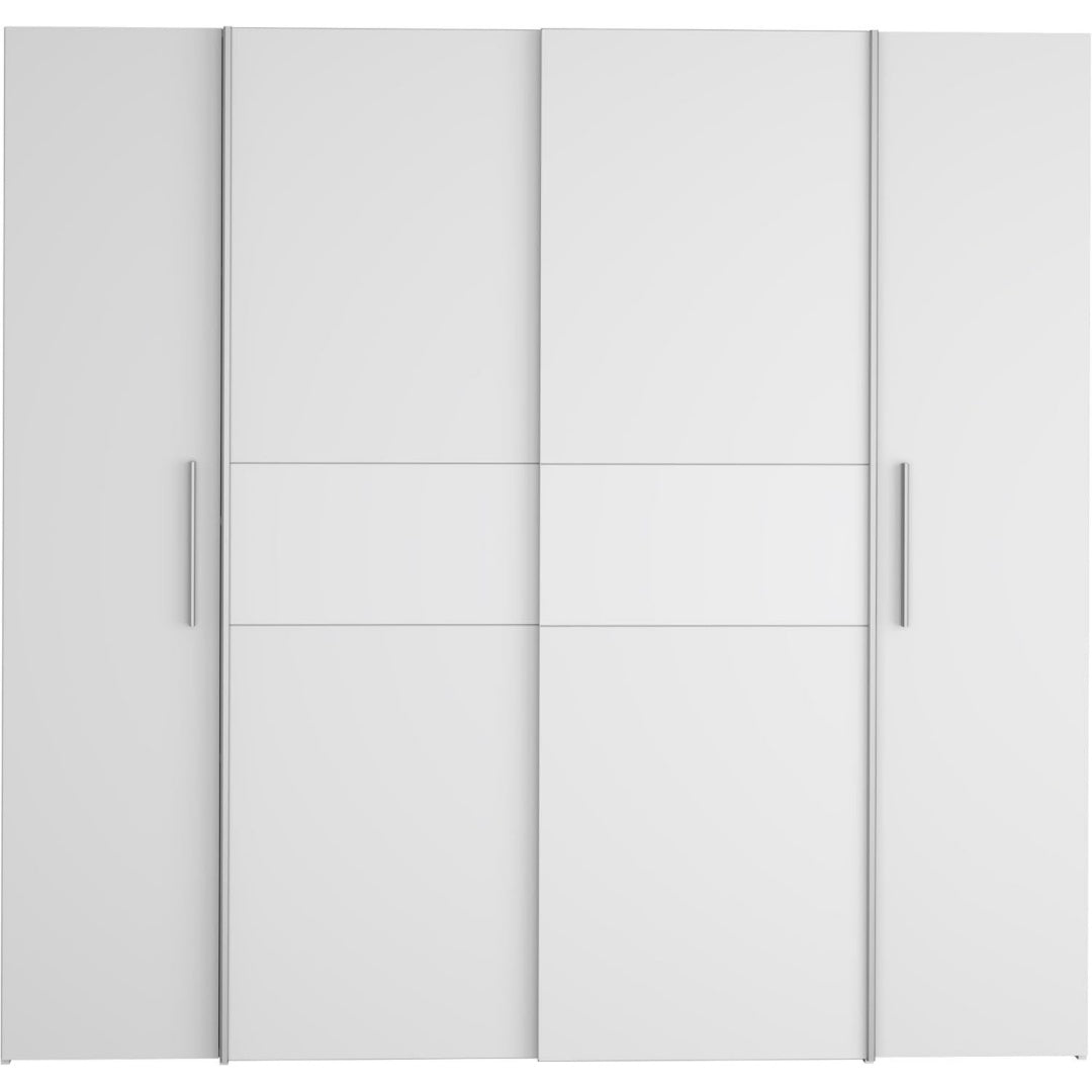 Der Kleiderschrank nimmt mit 200.1 x 190.5 x 61.2 cm Gestalt an