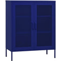 Sideboard in Blau mit geschlossenem Stauraum