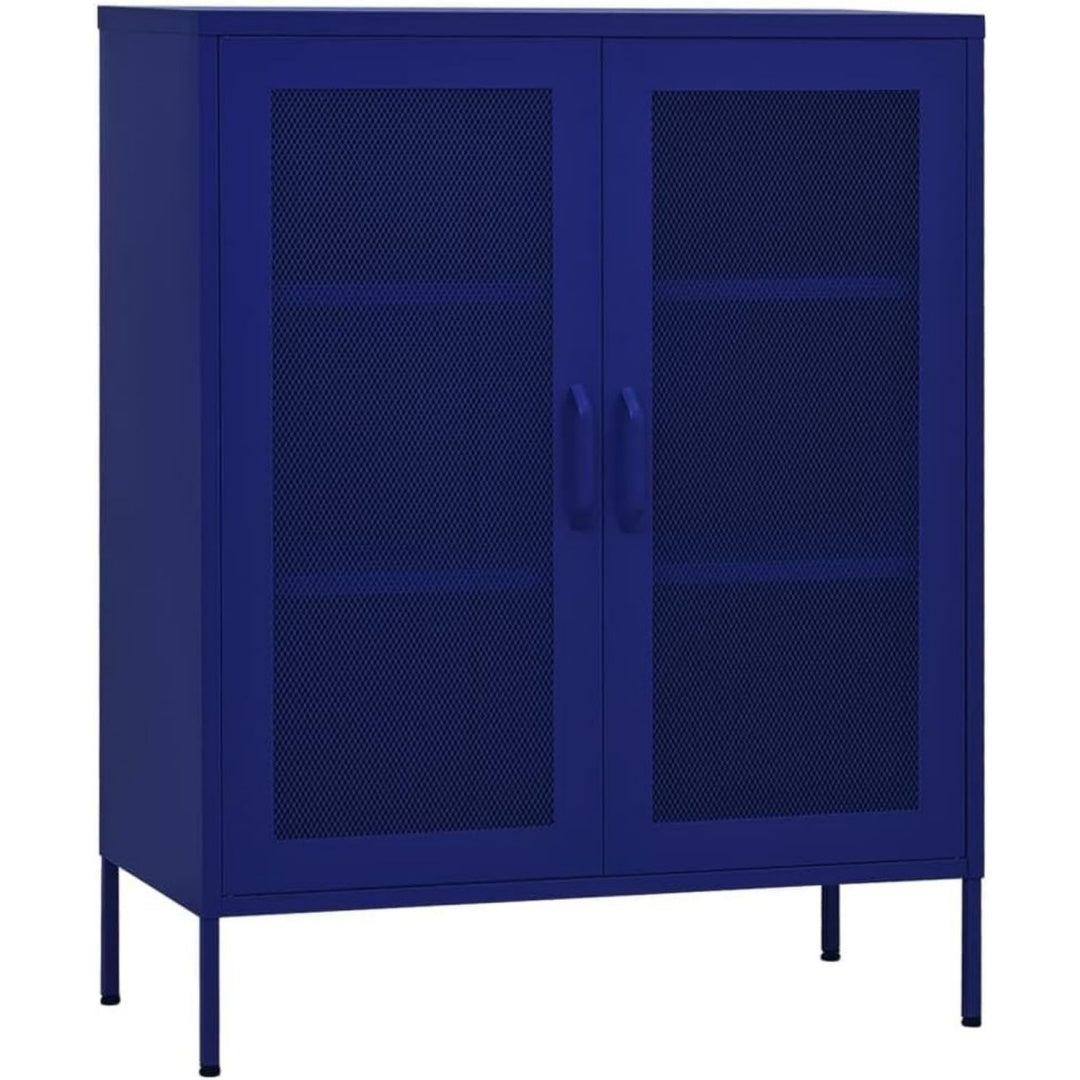 Sideboard in Blau mit geschlossenem Stauraum